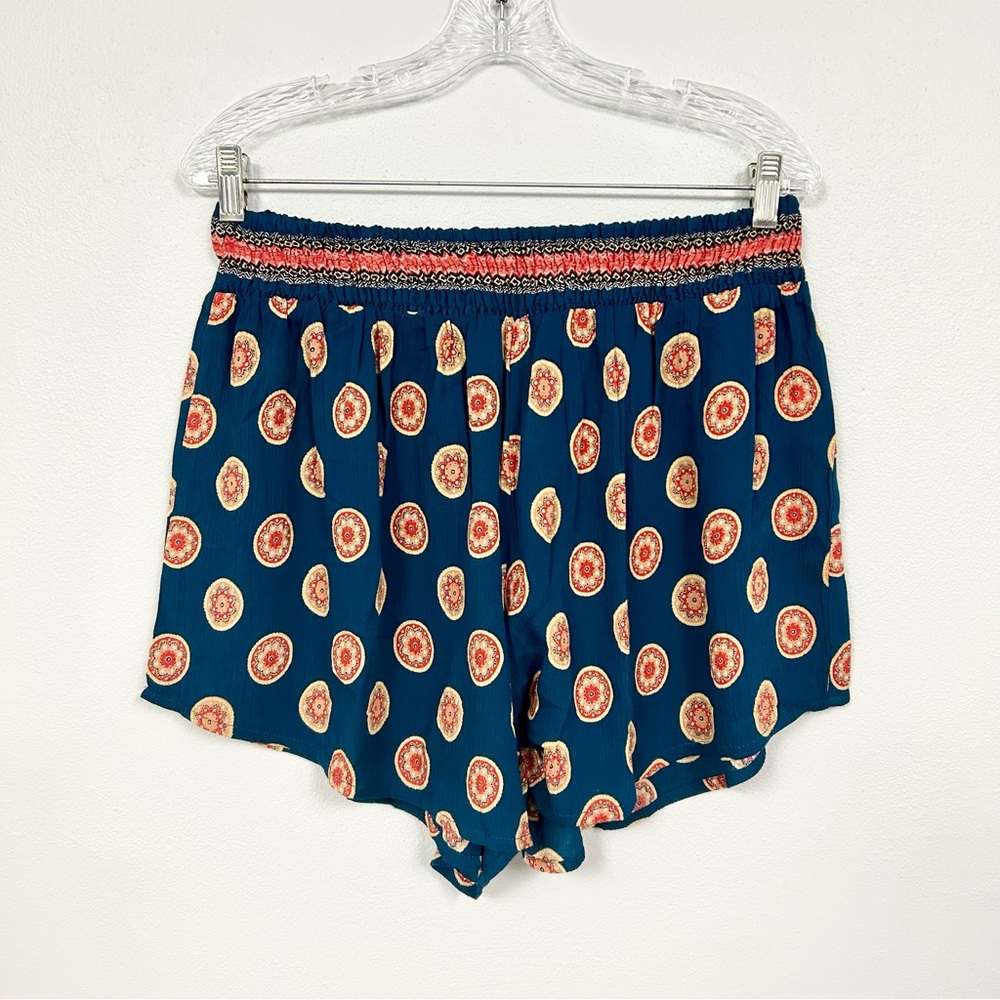 EARTHBOUND 🏵️ Teal Medallion Floaty Shorts - Multiple Sizes